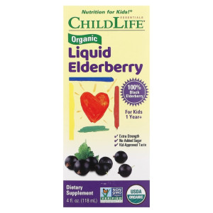 ChildLife, Organic Liquid Elderberry, 118 мл
