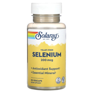 Solaray, Selenium 200 ΠΌΠ³, 90 ΠΊΠ°ΠΏΡ (90 ΠΏΠΎΡΡΠΈΠΉ)