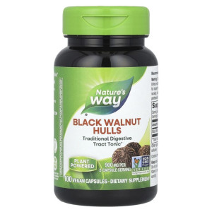 Nature's Way, Black Walnut Hulls, 100 капс (50 порций)