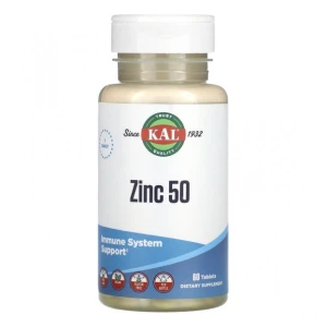 KAL, Zinc 50 мг, 60 табл