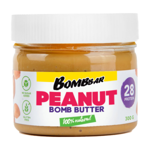 BOMBBAR, Паста арахисовая, 300 г