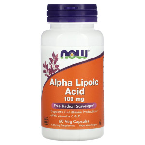 NOW, Alpha Lipoic Acid 100 мг
