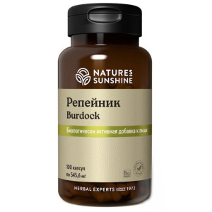 NATURE'S SUNSHINE, Burdock, 100 капс (50 порций)