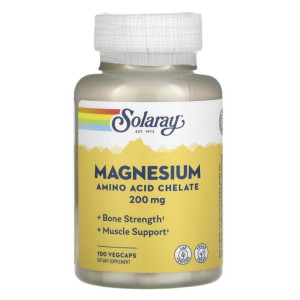 Solaray, Magnesium 200 ΠΌΠ³, 100 ΠΊΠ°ΠΏΡ (100 ΠΏΠΎΡΡΠΈΠΉ)