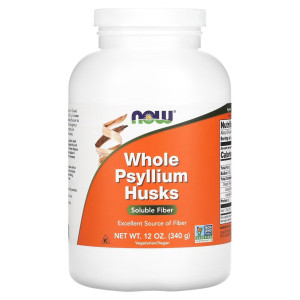 NOW, Whole Psyllium Husks, 340 г