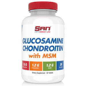 SAN, Glucosamine & Chondroitin & MSM, 90 табл