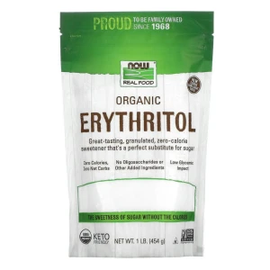 NOW, Erythritol, 454 г