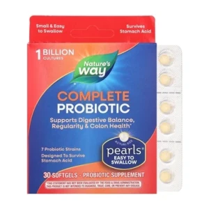 Nature's Way, Pearls Probiotic Complete 1 Billion, 30 софтгель (30 порций)