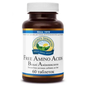 NATURE'S SUNSHINE, Free Amino Acids, 60 табл (30 порций)
