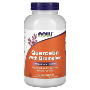 NOW, Quercetin with Bromelain
